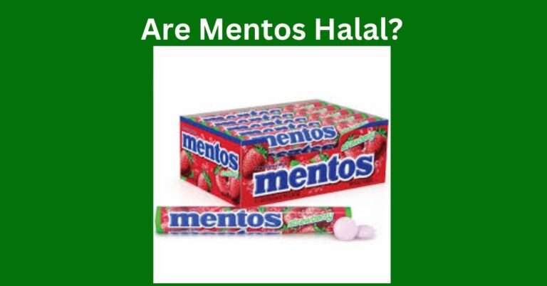 Are Mentos Halal?