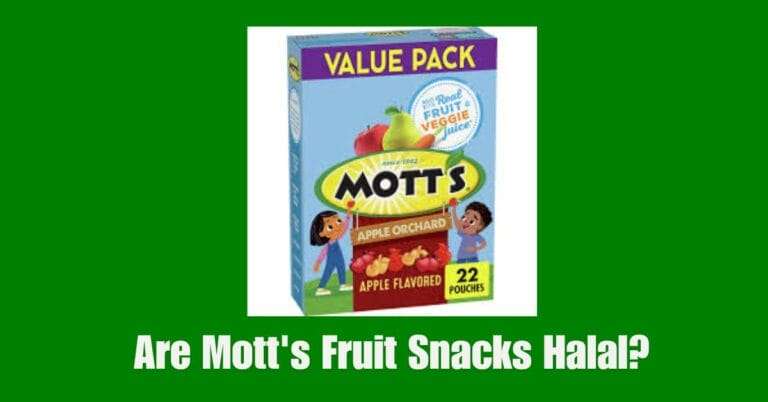 Are Mott's Fruit Snacks Halal?